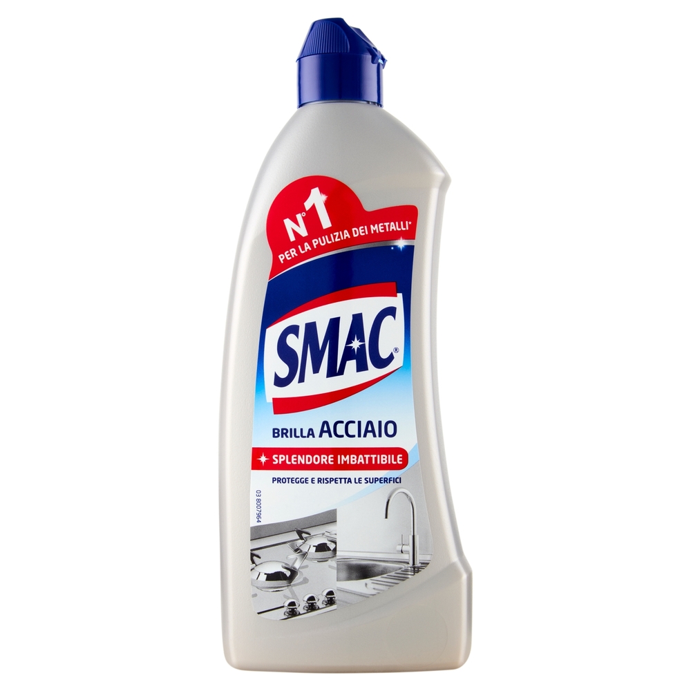 Smac Brilla Acciaio Crema 520 ml